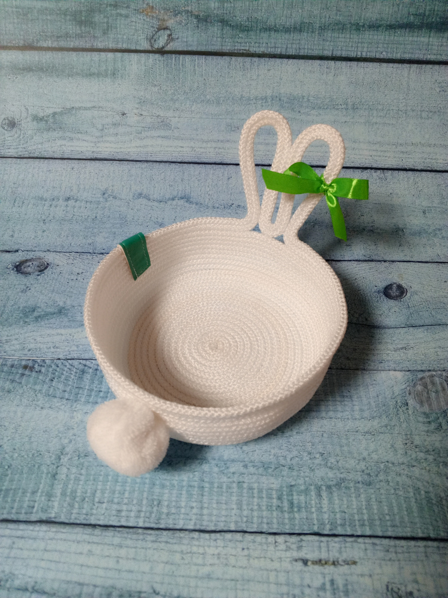 корзинка из веревки