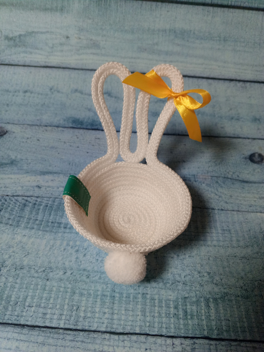 корзинка из веревки