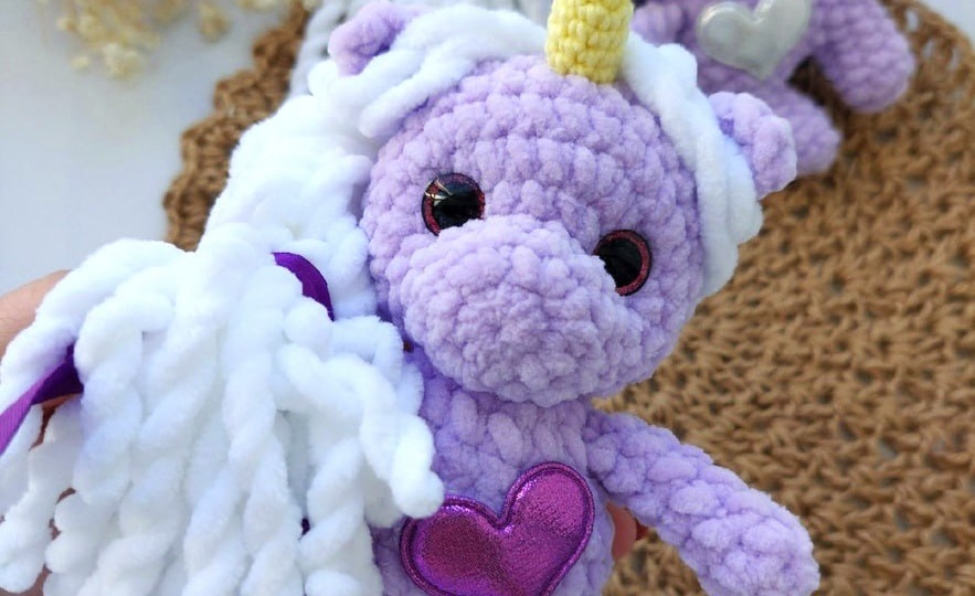 🦄 PDF "Единорожка с ладошку
