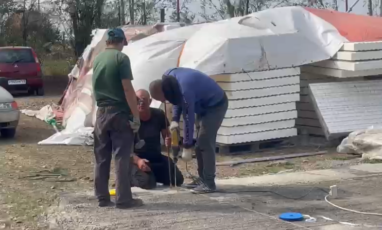 Защита панелей SCIP  с помощью банеров. 