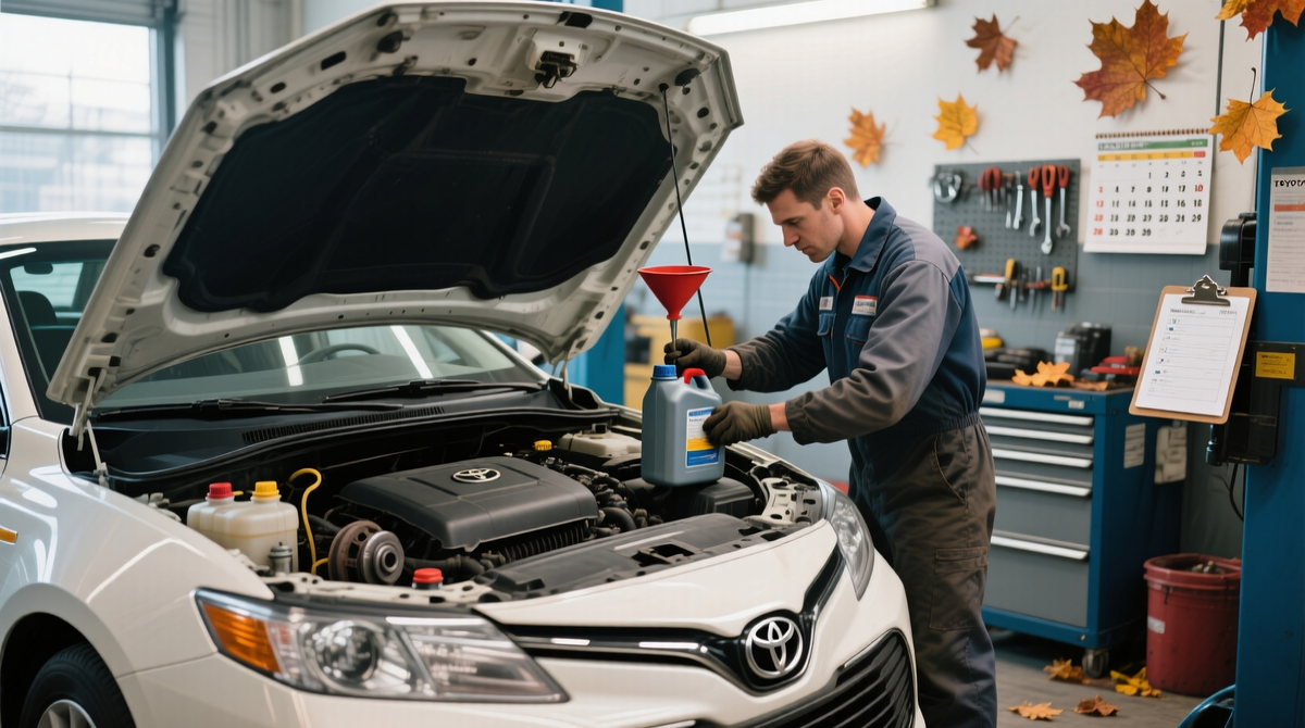 Замена жидкостей в TOYOTA