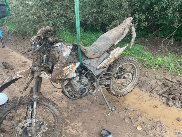    В Уржумском районе столкнулись питбайк и «Лада Гранта»