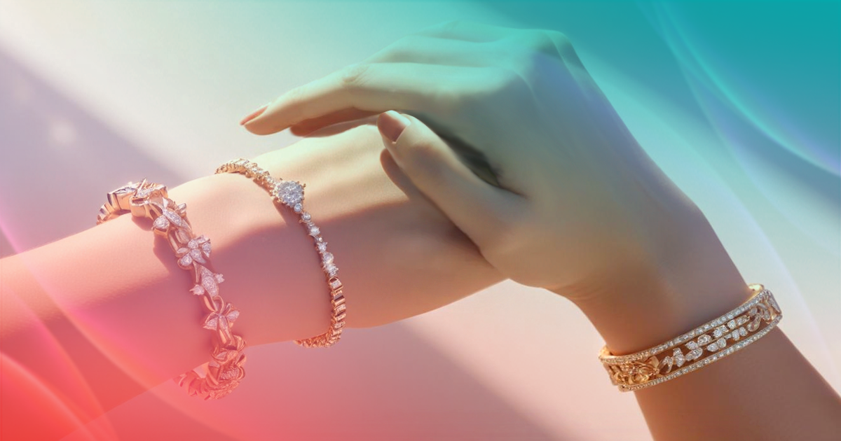 Женские золотые браслеты: идеи для подарка.