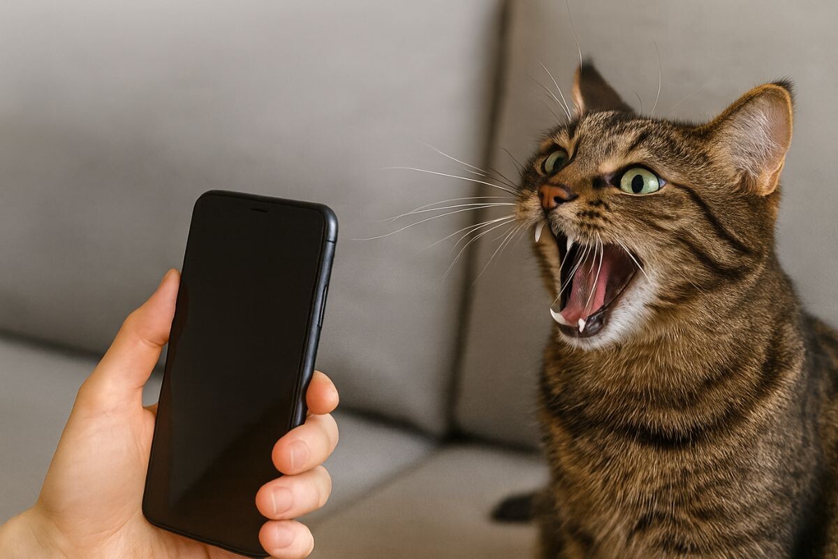Почему кошка ненавидит ваш смартфон