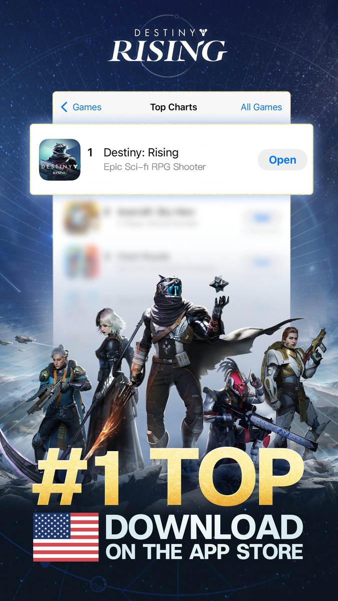   Взлёт. Destiny: Rising возглавила чарты App Store