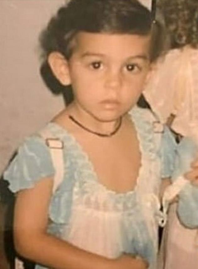 Джорджина Родригес в детстве