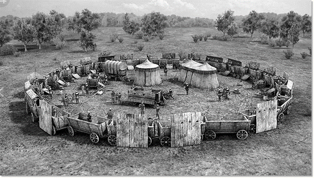 Гуляй-город. Фото из открытого доступа