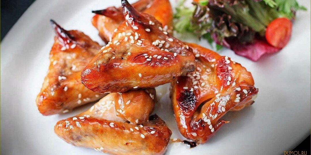Куриные крылышки с медово-горчичным соусом — идеальный рецепт для вкусного ужина.