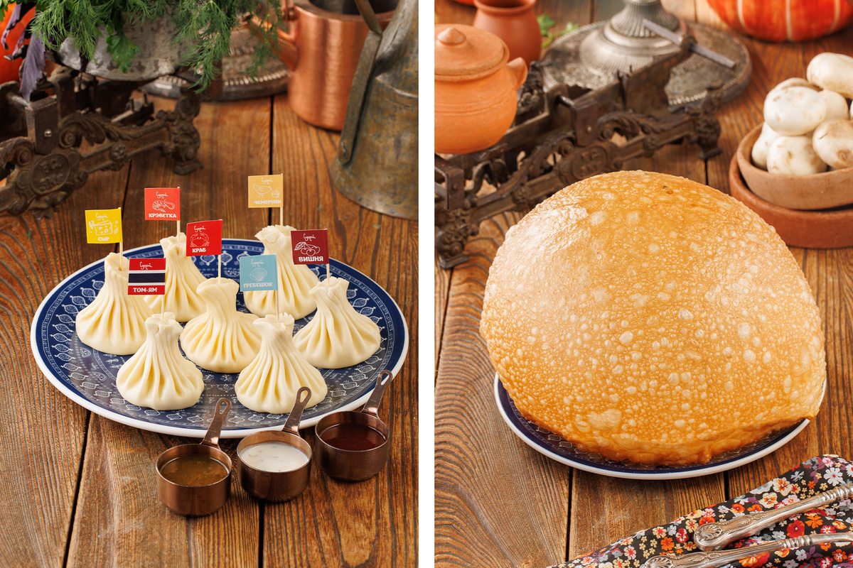    Хинкали / чебурек с крабом