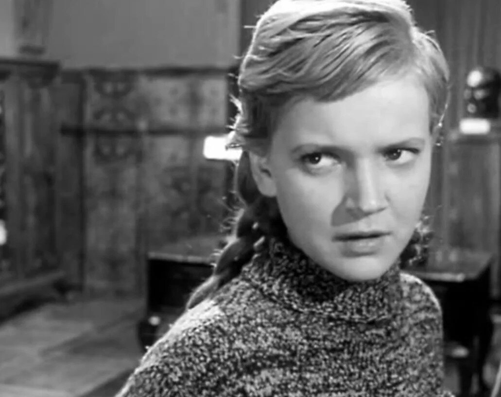 Анастасия Вознесенская в фильме Е. Ташкова "Майор Вихрь" (1965). Фото из открытого источника