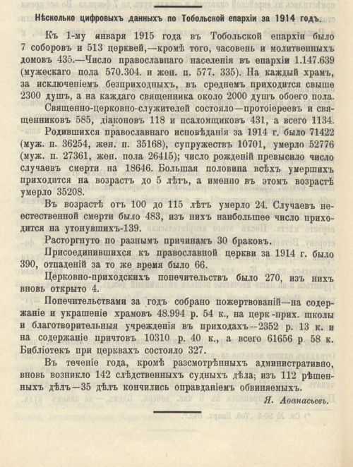 "Тобольские Епархиальные Ведомости" 1915 г., выпуск №21.