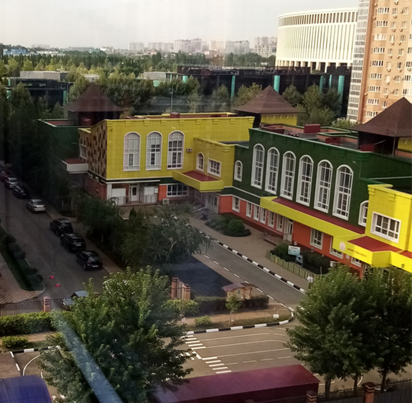 Вид из окна.