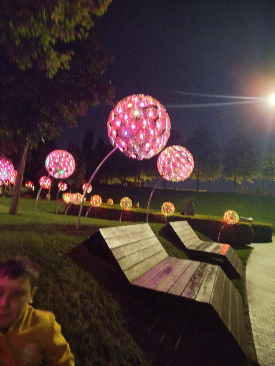 Вечерняя атмосфера парка Галицкого