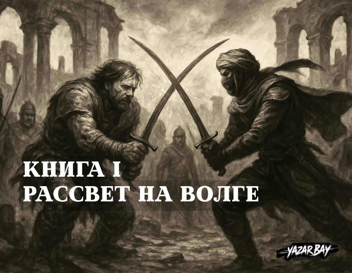 На руинах Мертвого города происходит жестокий поединок между булгарским воином Айдаром и хазарским элитным бойцом Тазраком. ©Язар Бай
