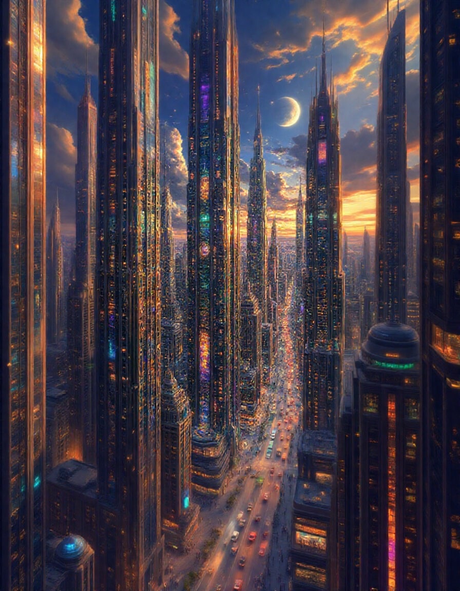 Возможно, именно так выглядели города в далеком прошлом.