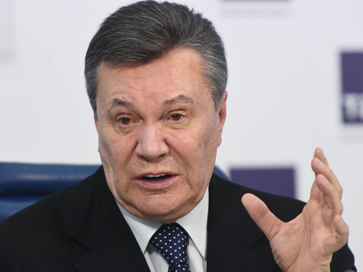    Бывший президент Украины Виктор Янукович на пресс-конференции в Москве. 2 марта 2018© РИА Новости . Григорий Сысоев