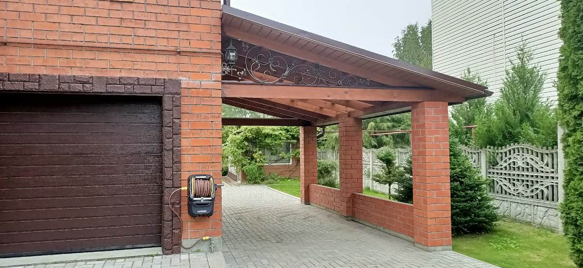 Навес для машины