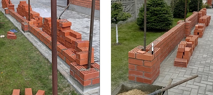 Кладка кирпича