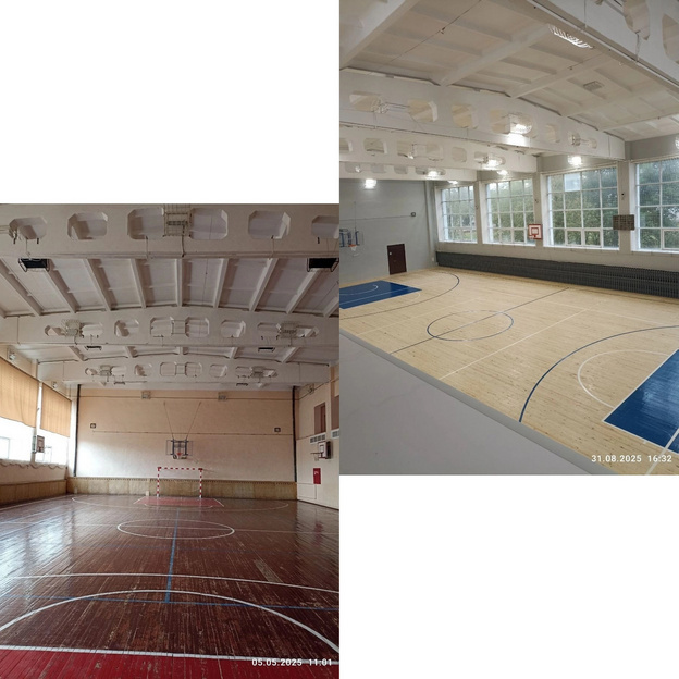    В спортшколе «Салют» к 1 сентября обновили игровой зал