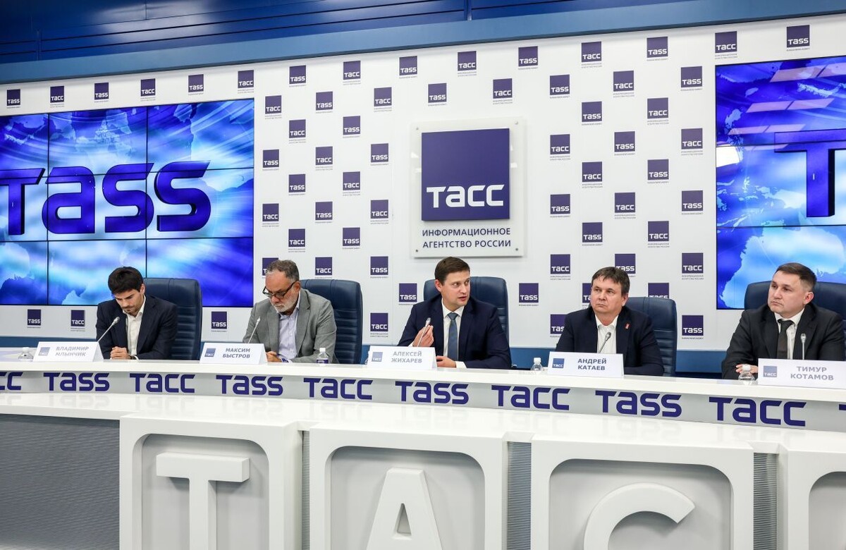 Спикеры конференции в информационном агентстве ТАСС