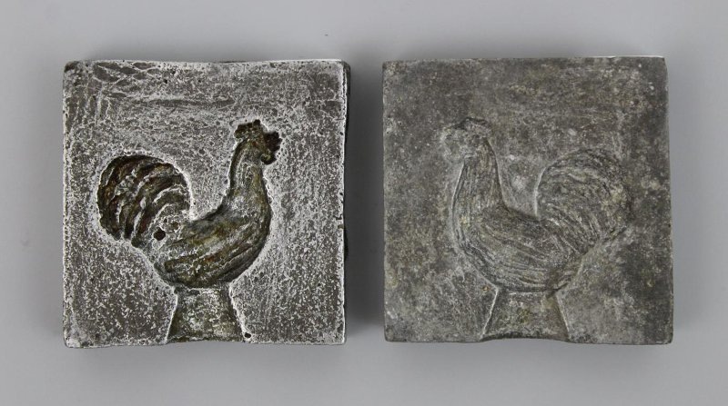 Форма для леденцов «Петушок», начало XX века. © Марксовский краеведческий музей, филиал Саратовского областного музея краеведения»