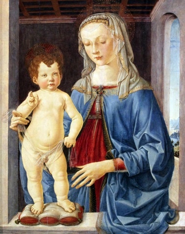 Верокьо. Мадонна с младенцем. 1475.