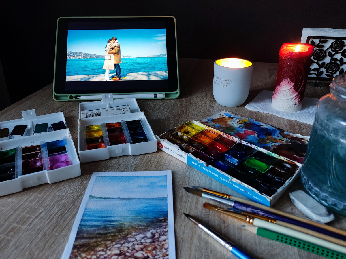 Великолепная морская палитра в "Постучись в мою дверь"