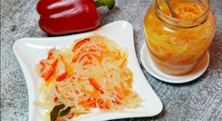 маринованная быстрая капуста