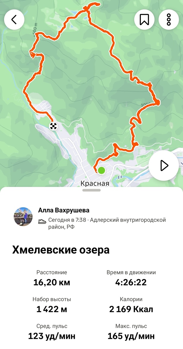 Вот такая прогулка у нас получилась