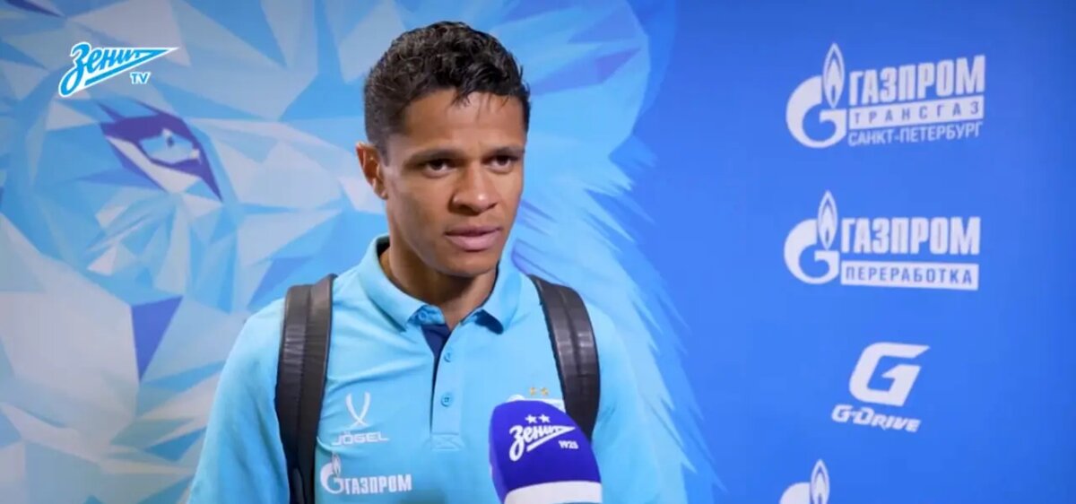    Дуглас Сантос. Фото: скриншот из видео пресс-службы «Зенита»