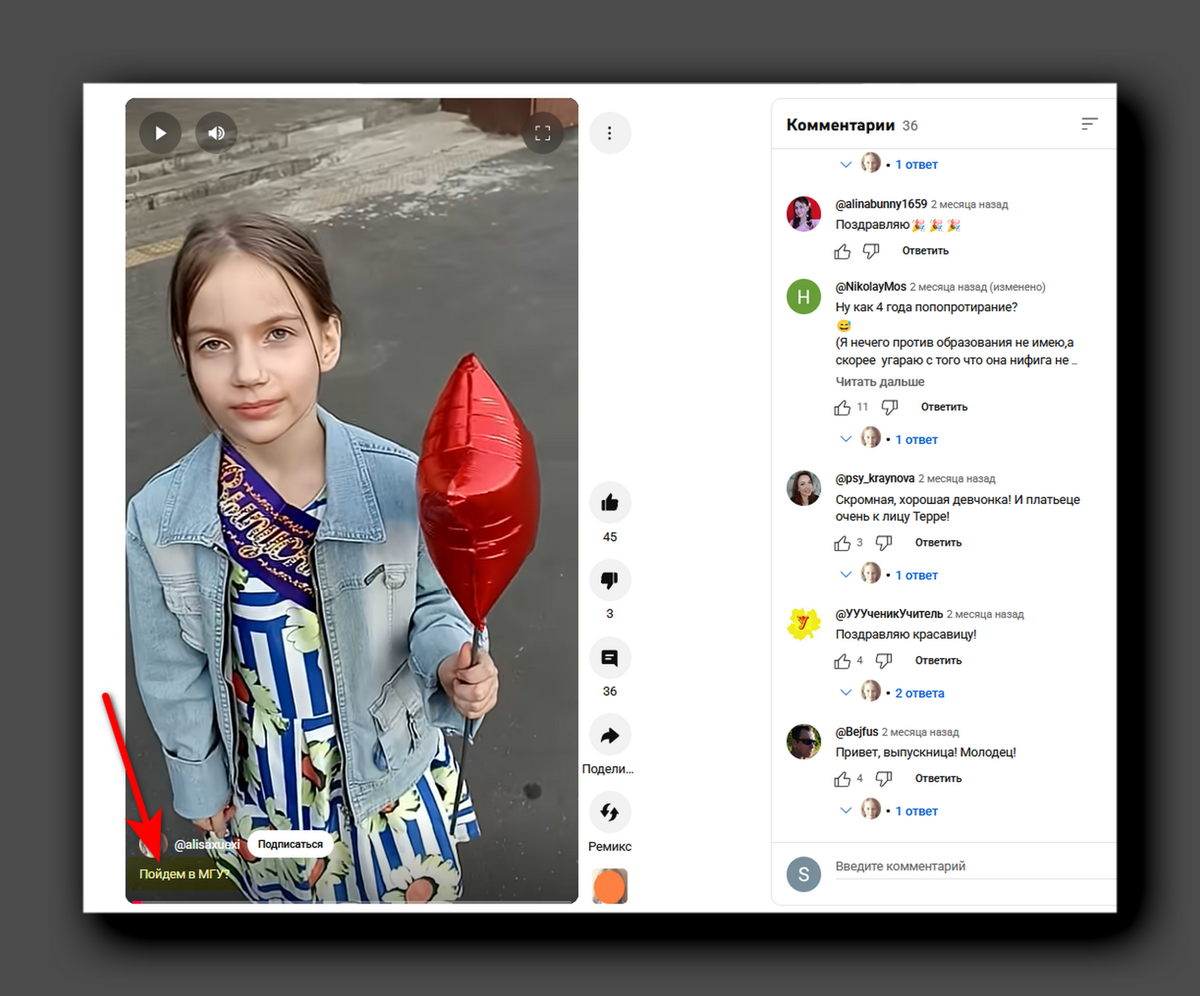 Скриншот youtube.com/@alisaxuexi