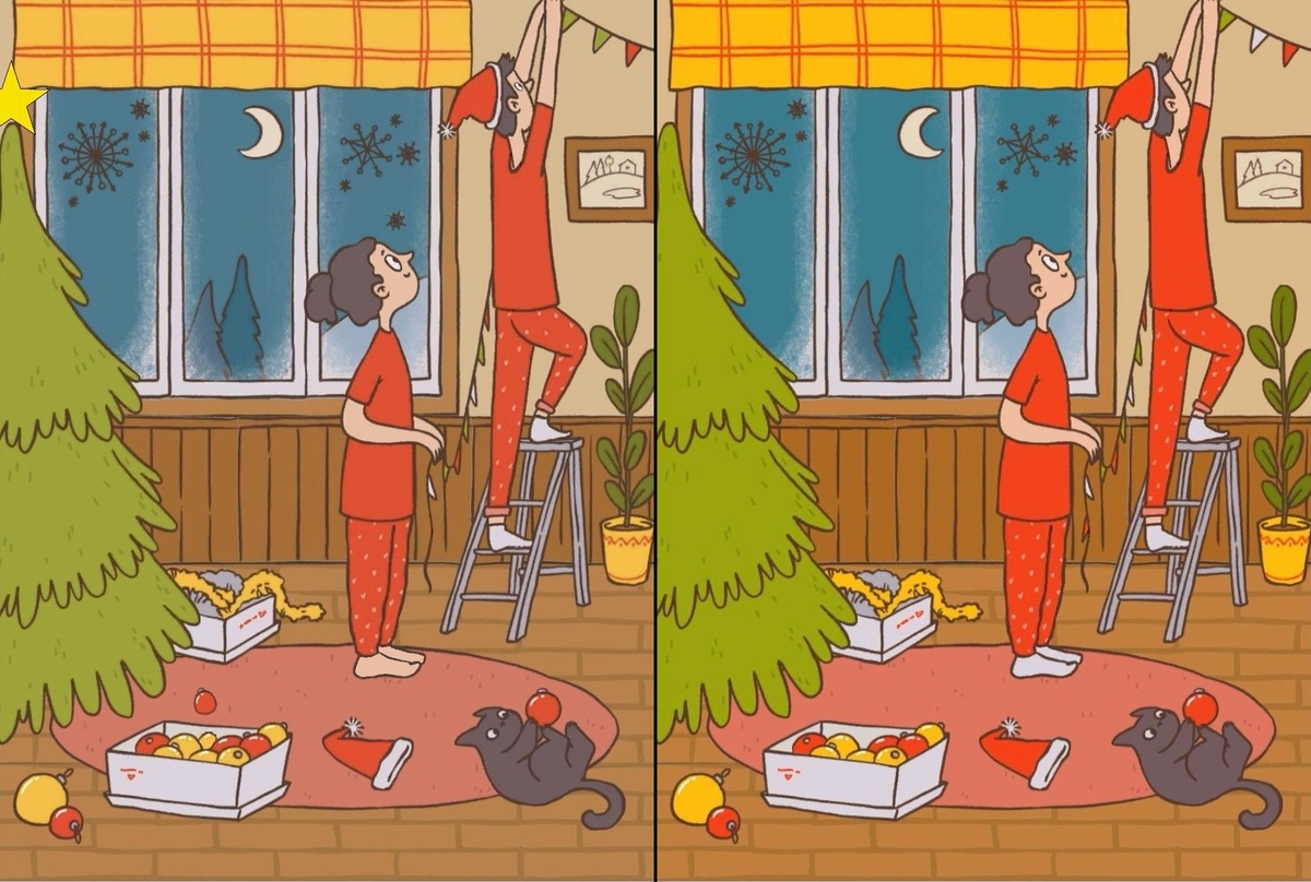 Найдите 10 отличий