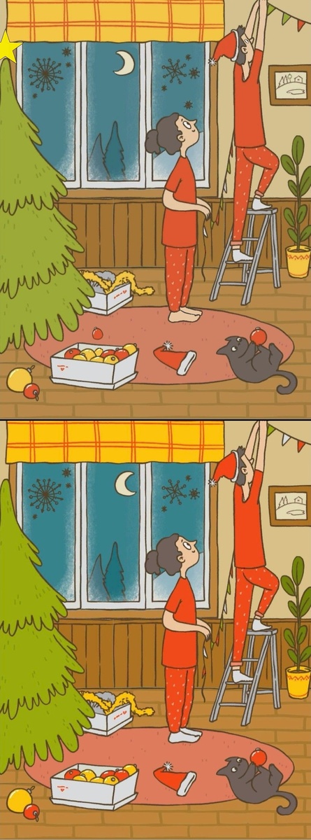 Найдите 10 отличий