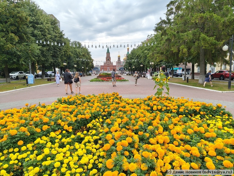 Бульвар Чавайна в Йошкар-Оле