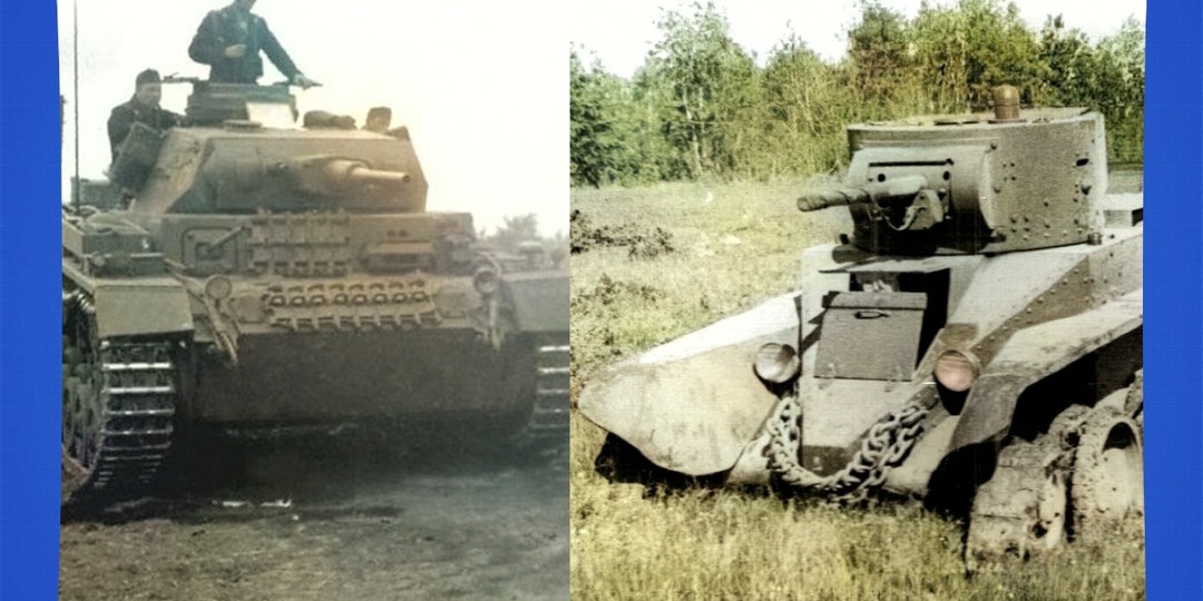 Битва стальных гигантов: Советский БТ-7 против немецкого Pz.Kpfw. III – кто был сильнее на полях Великой Отечественной?