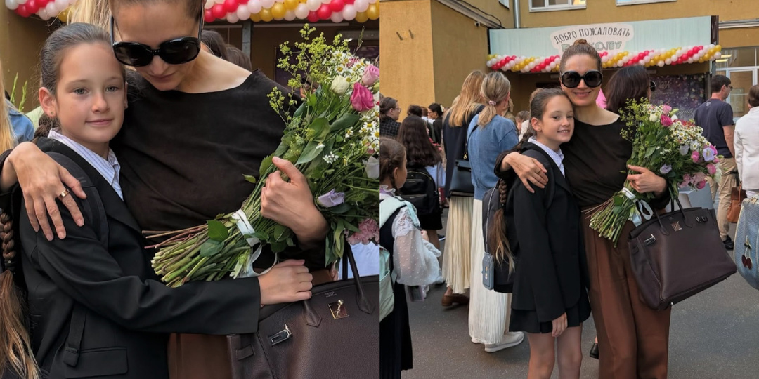 1 сентября в семьях наших звёзд - кто в какой класс проводил детишек, и как выглядели сами знаменитые родители