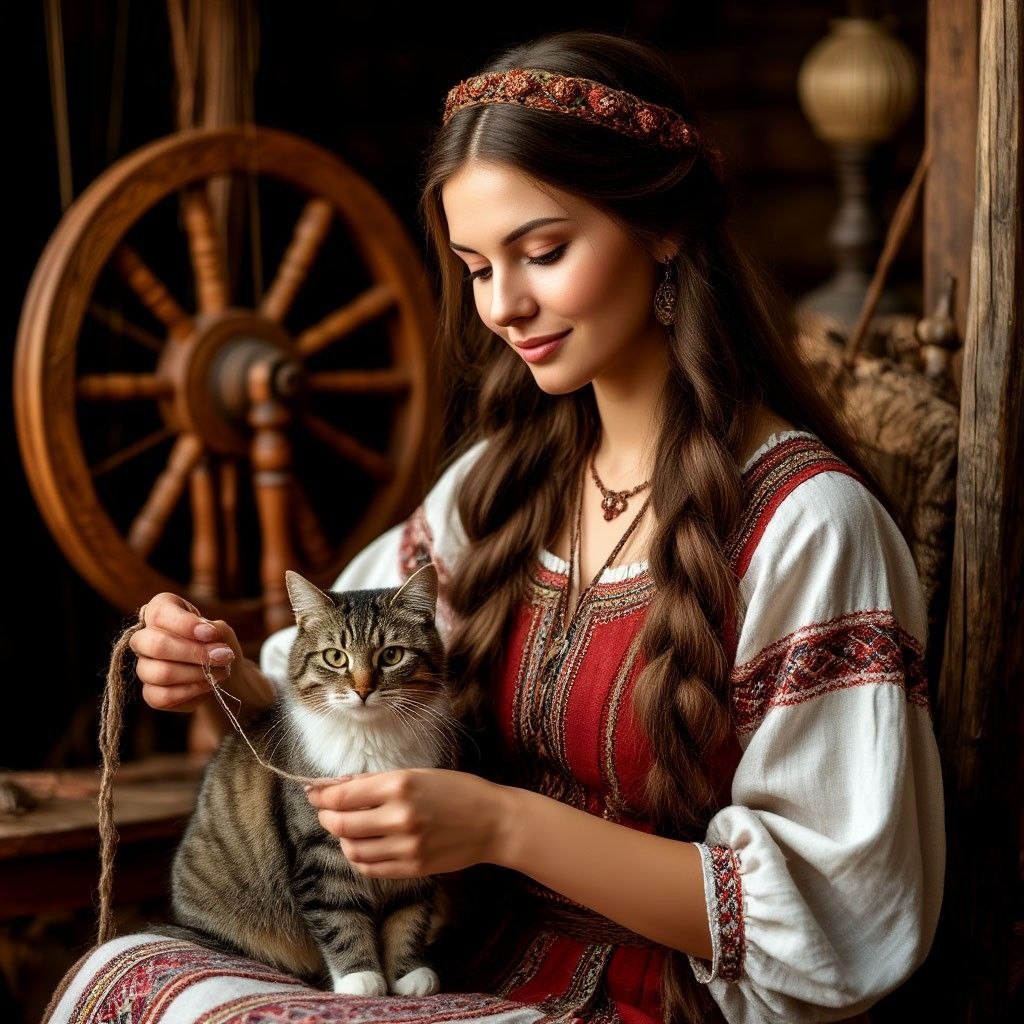 Божественная пряха (нейросеть)