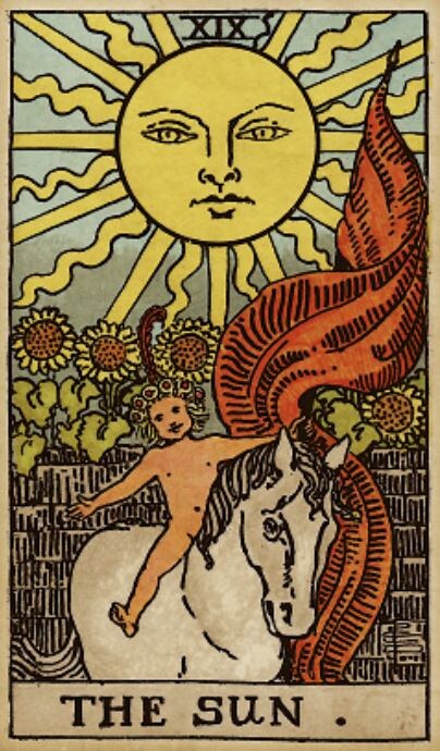 Таро Уэйта - 19 Аркан - Солнце