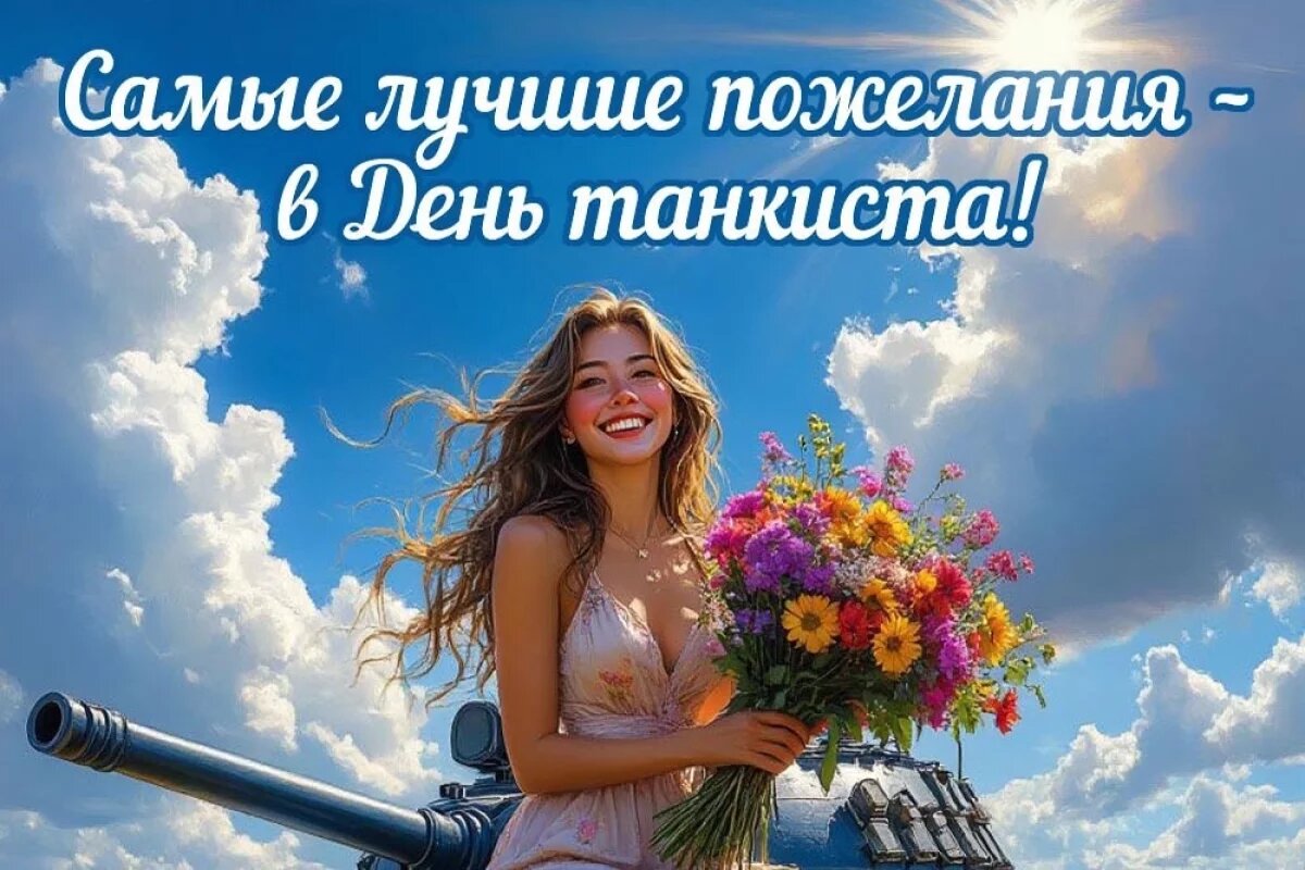    20+ открыток с Днем танкиста.