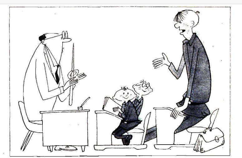 Художник Е.Шабельник журнал "Крокодил" №26 1970