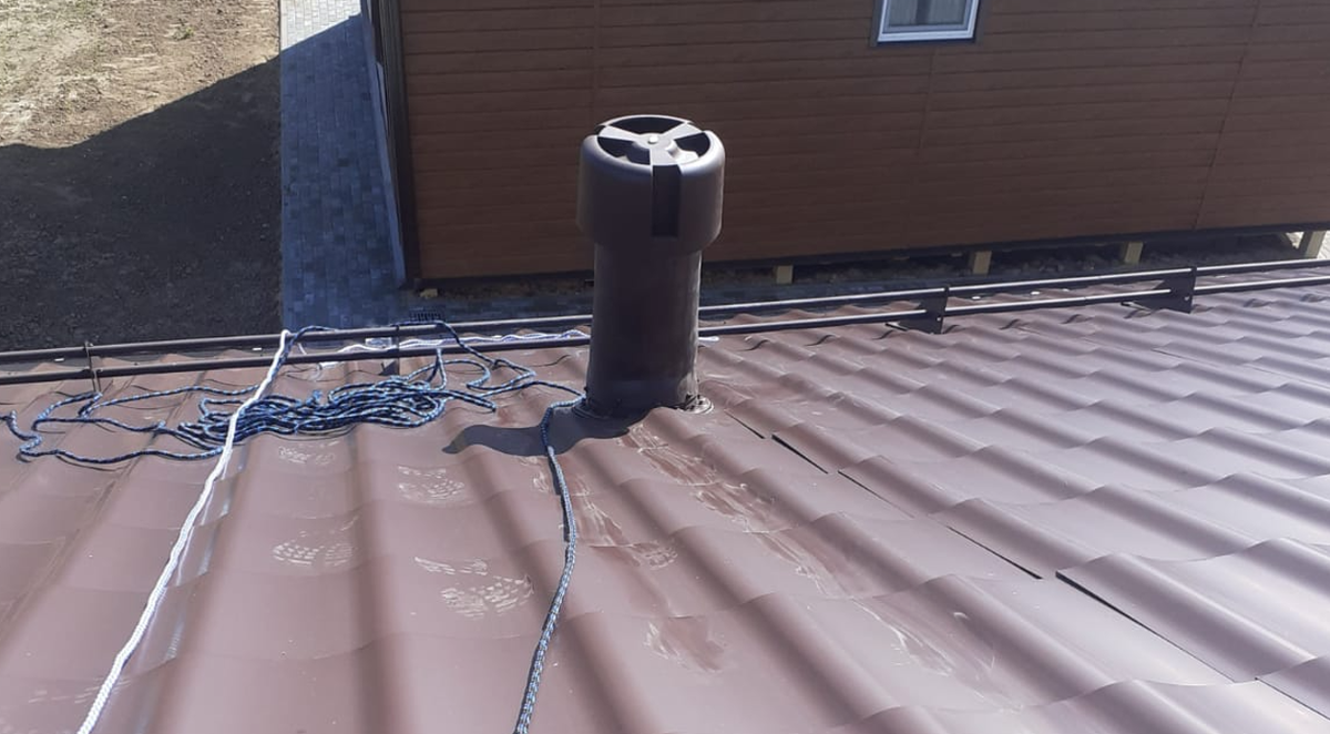 Устанавливаем вентиляйцию у одного из моих клиентов