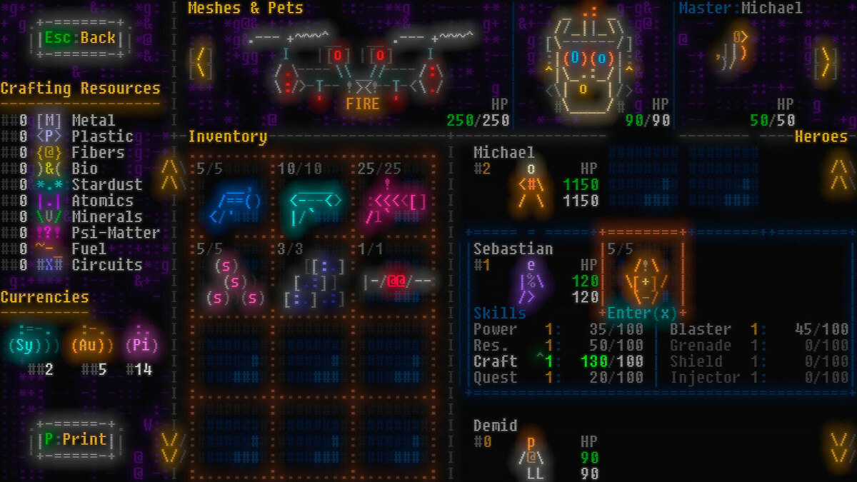    Галерея игры Effulgence RPG