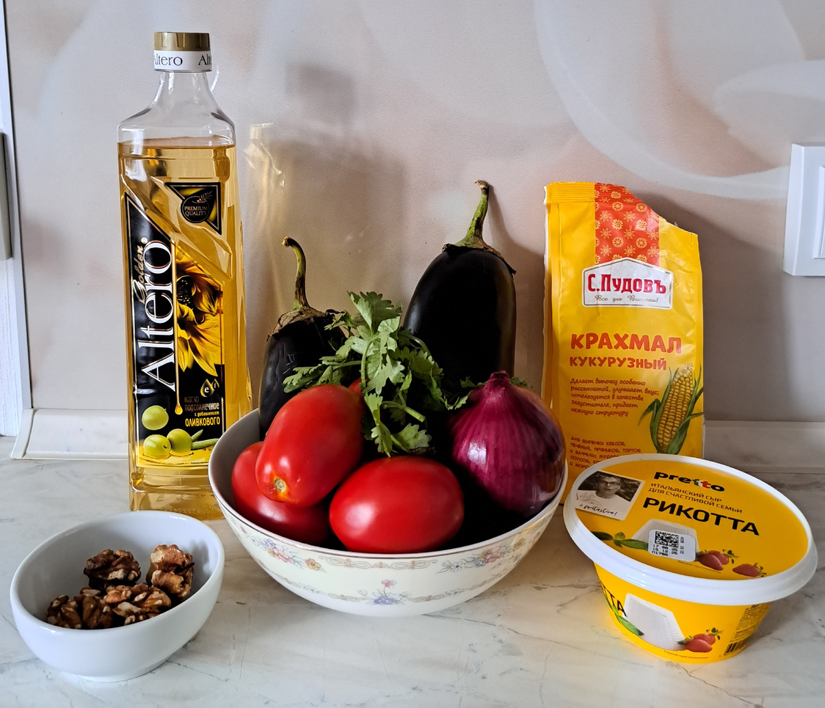 Ингредиенты для салата