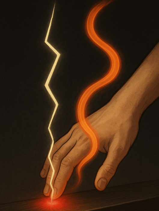 Красный перец и температура выше +43 °C активирует одни и те же рецепторы С-волокон