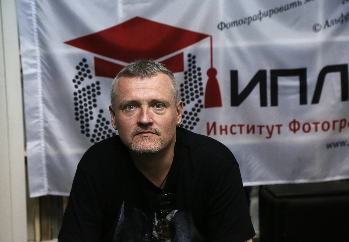 Фотограф Андрей Железняк - абитуриент ИПЛФ 12-го набора. Фото: Виктория Локтева
