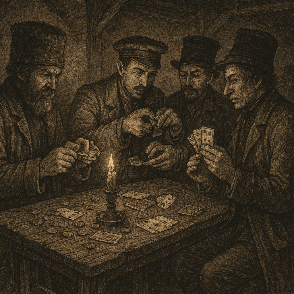 Карточные шулеры дореволюционной России XIX века
