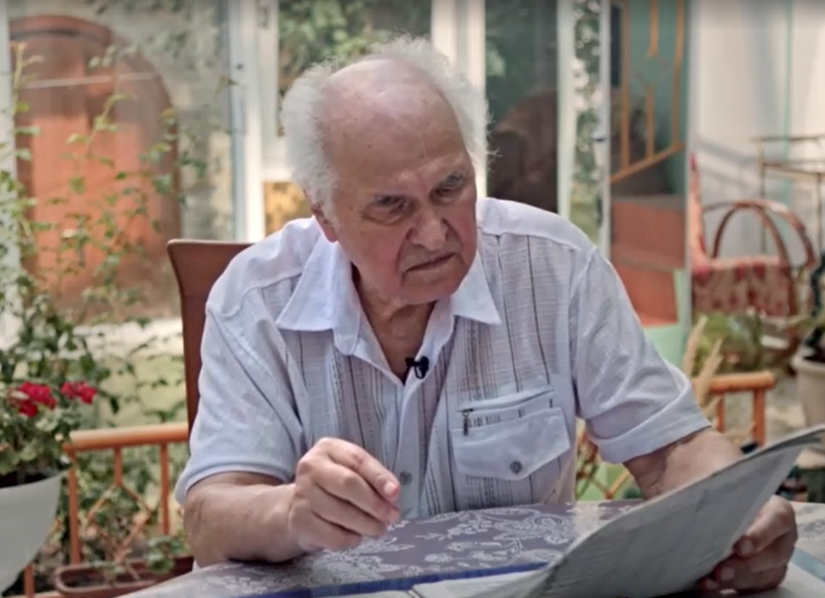 Ион Друцэ за работой