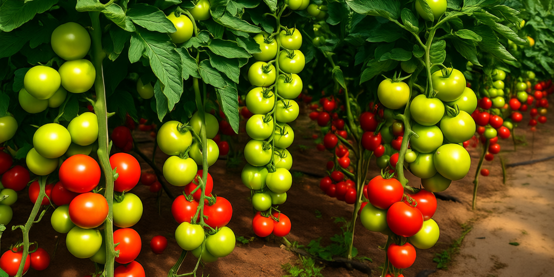 🍅 Чайная ложка «секрета» — и томаты красные враз! Ведро с куста за сентябрь (проверено на 25 кустах)