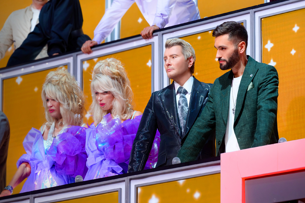 Кадр со съемок шоу «Ну-ка, все вместе!». Фото: телеканал «Россия»