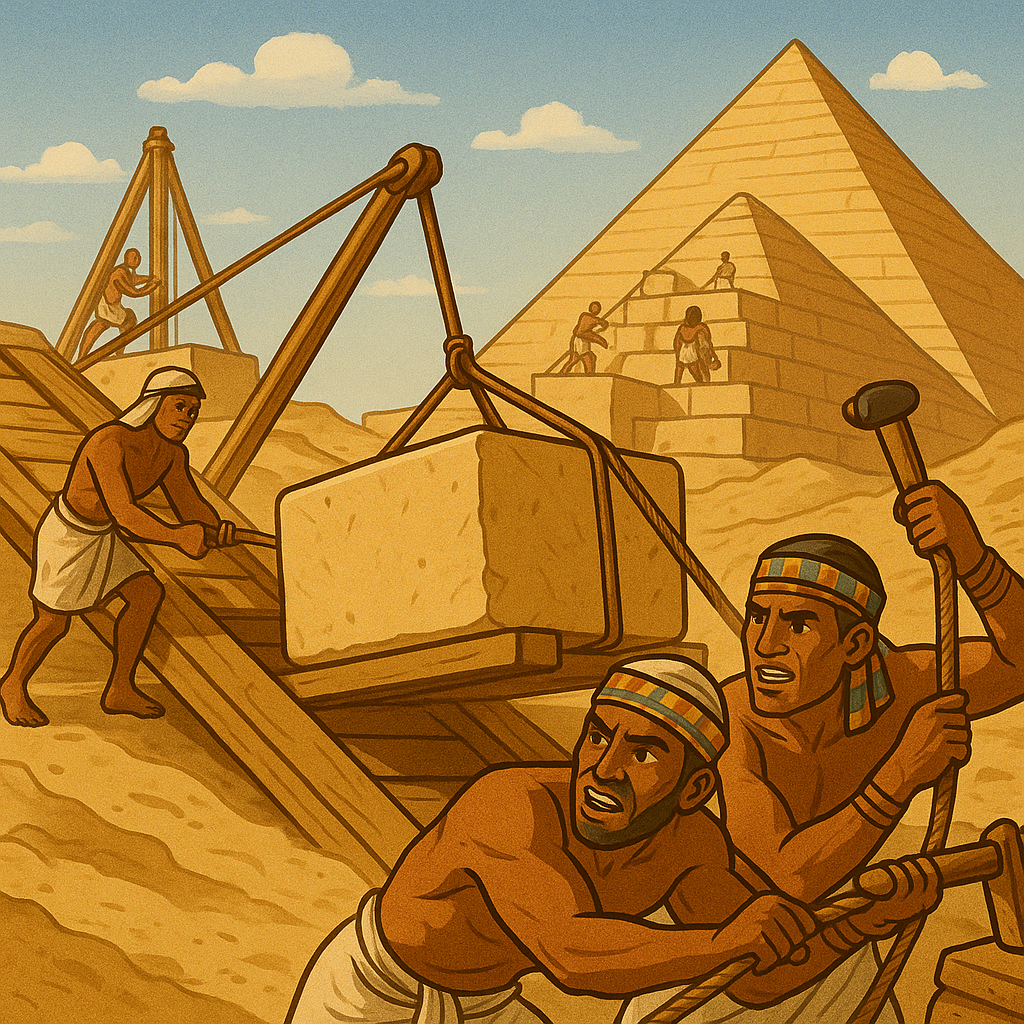 Загадка строительства пирамид